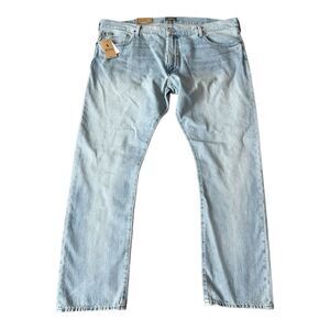 Polo Ralph Lauren Mens Light Blue Sullivan Stretch Slim Fit Jeans Size 42X32